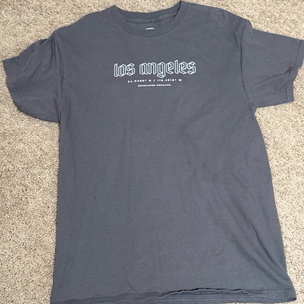 Tilly's Charcoal Los Angeles Tee